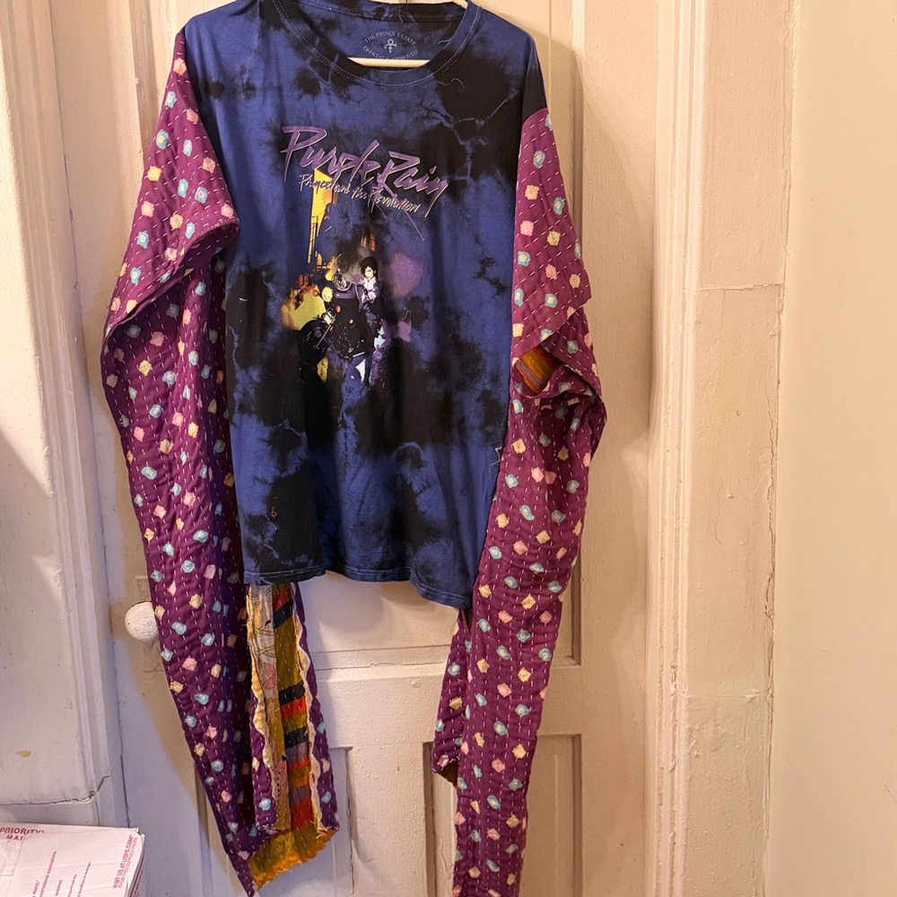 Purple and Blue Kids Shirt
